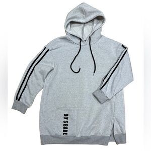 Shein Curve hooded sweatshirt 90’s baby grey size 0XL